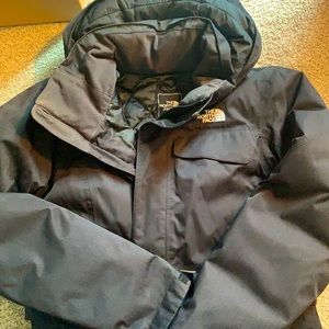 North Face Belted Winter Jacket